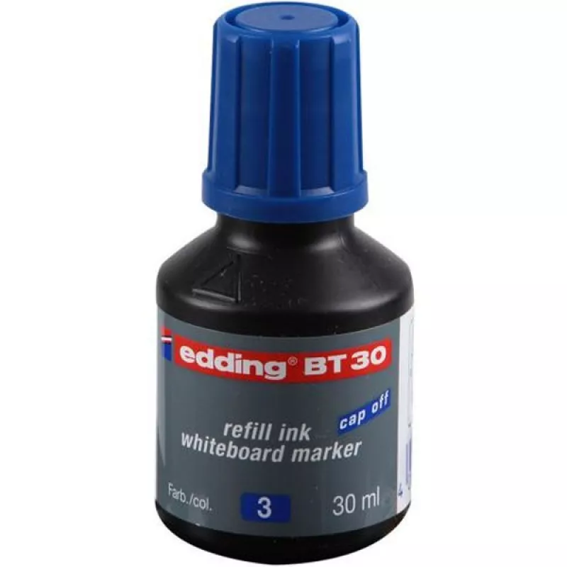  EDDİNG TAHTA KALEM MÜREKKEBİ 30ml MAVİ BT 30