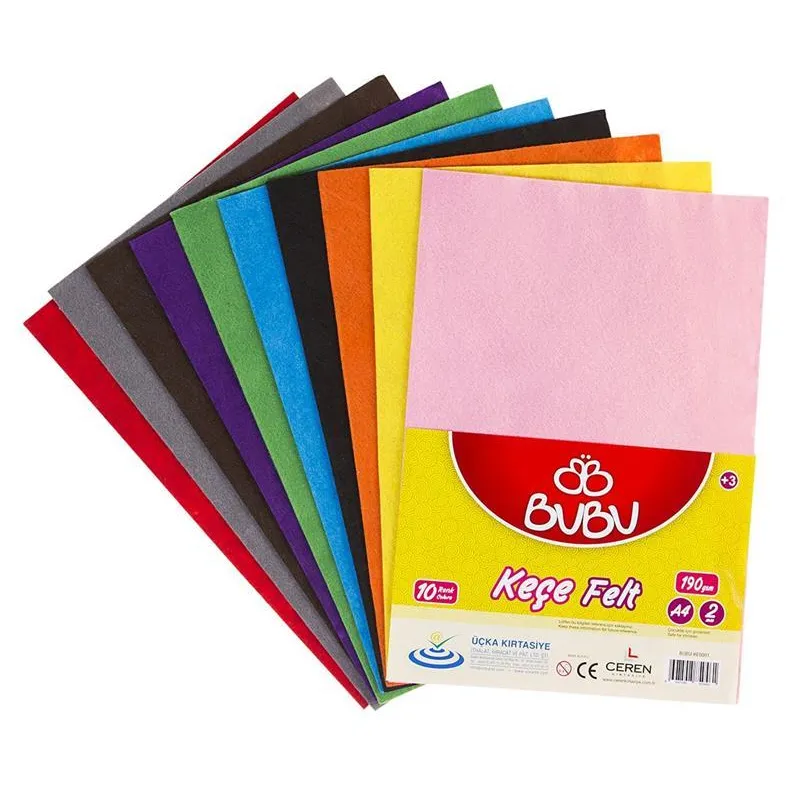 BU-BU KEÇE A4 10 LU 20X30 190GSM BUBU-KE0001