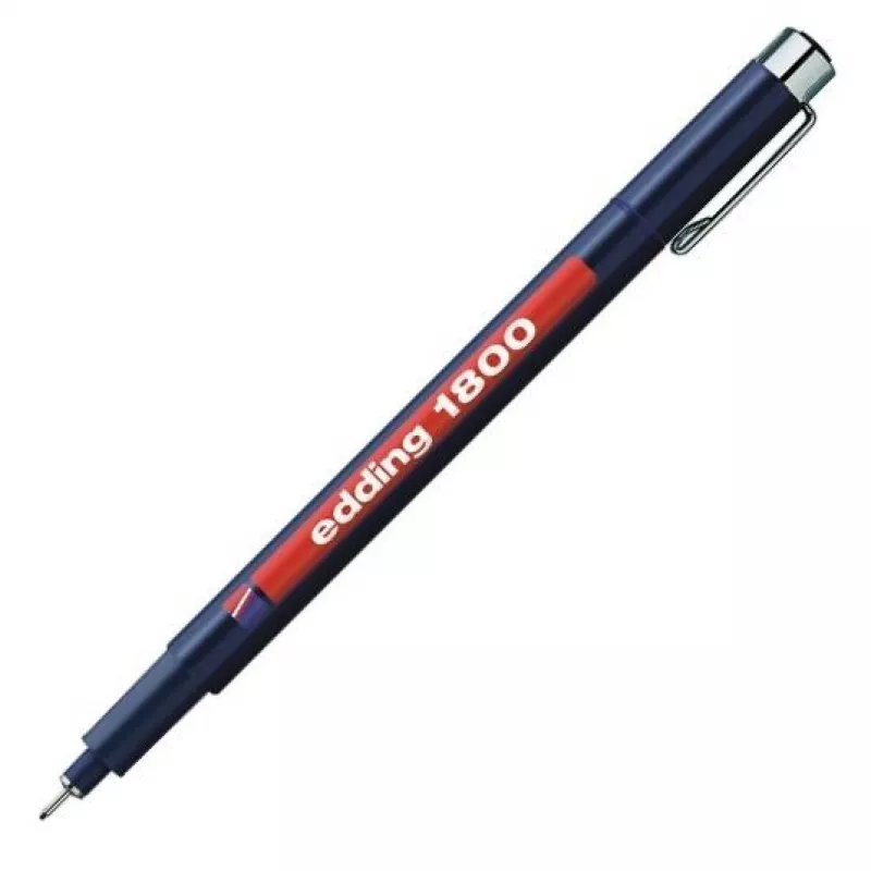 Eddıng E-1800 0.7 Mm Siyah Teknik Çizim Kalemi