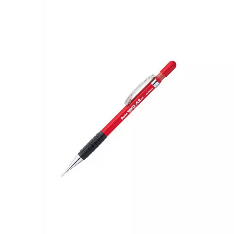 PENTEL 120 A3DX 0.3 MEKANİK KURŞUN KALEM KIRMIZI