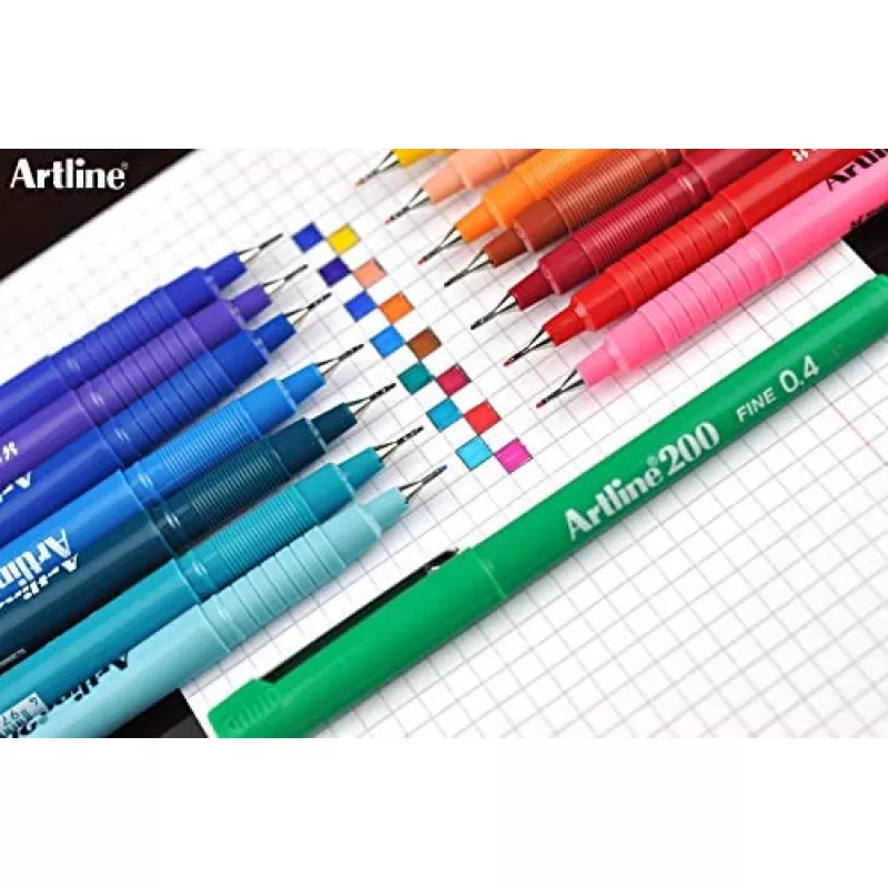 ARTLİNE 200 MOR FİNE 0.4 YAZI VE ÇİZİM KALEMİ