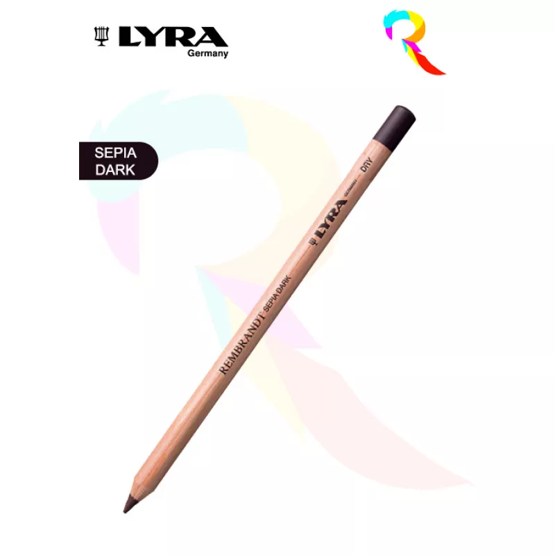 Lyra Rembrandt Sepia Dark Dry Hi-Quality Eskiz ve Çizim için Dry Füzen Kalem 