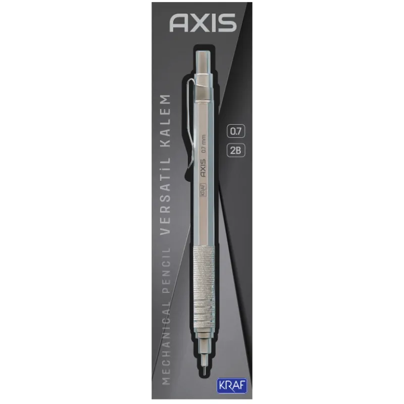 KRAF VERSATİL KALEM AXIS 0,7 MP-160 SILVER