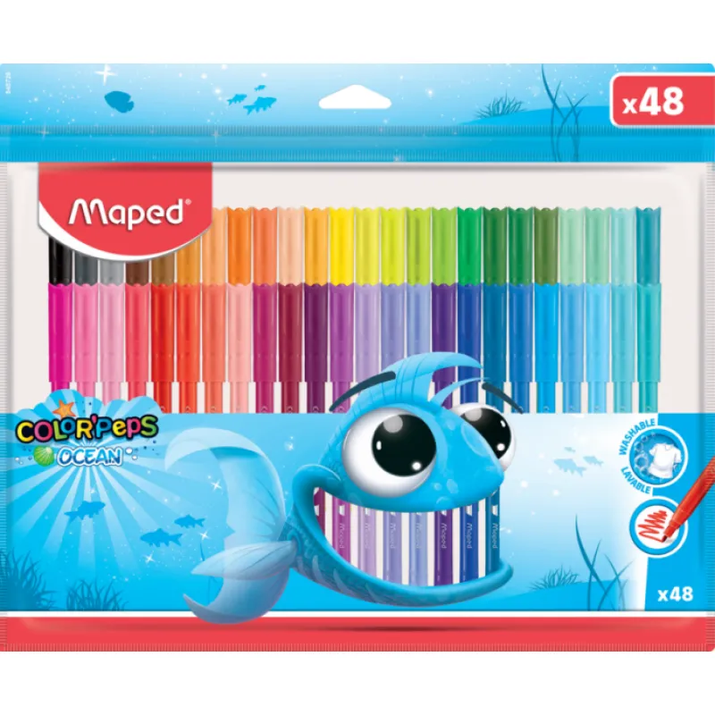 MAPED KEÇELİ KALEM COLOR PEP'S OCEAN 48 Lİ 845726