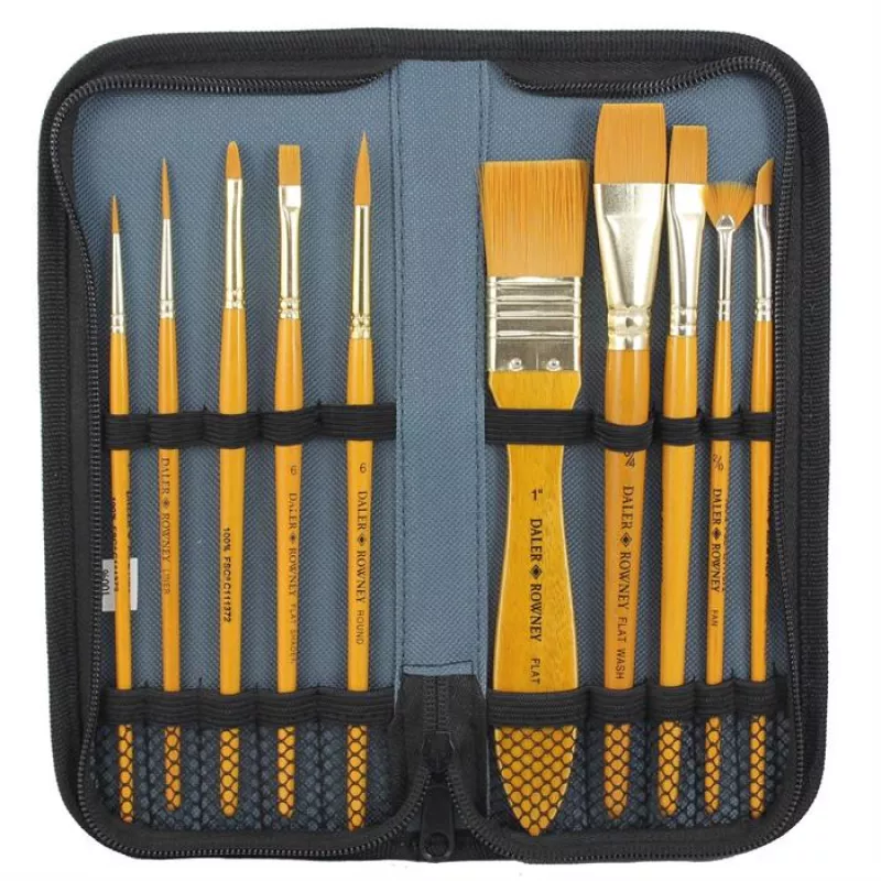 DALER ROWNEY FIRÇA SETİ ZİP CASE 10 LU 216929010