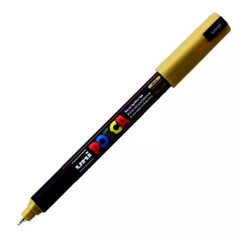 UNİ POSTER MARKÖRÜ POSCA PC-1MR 0.7 ALTIN
