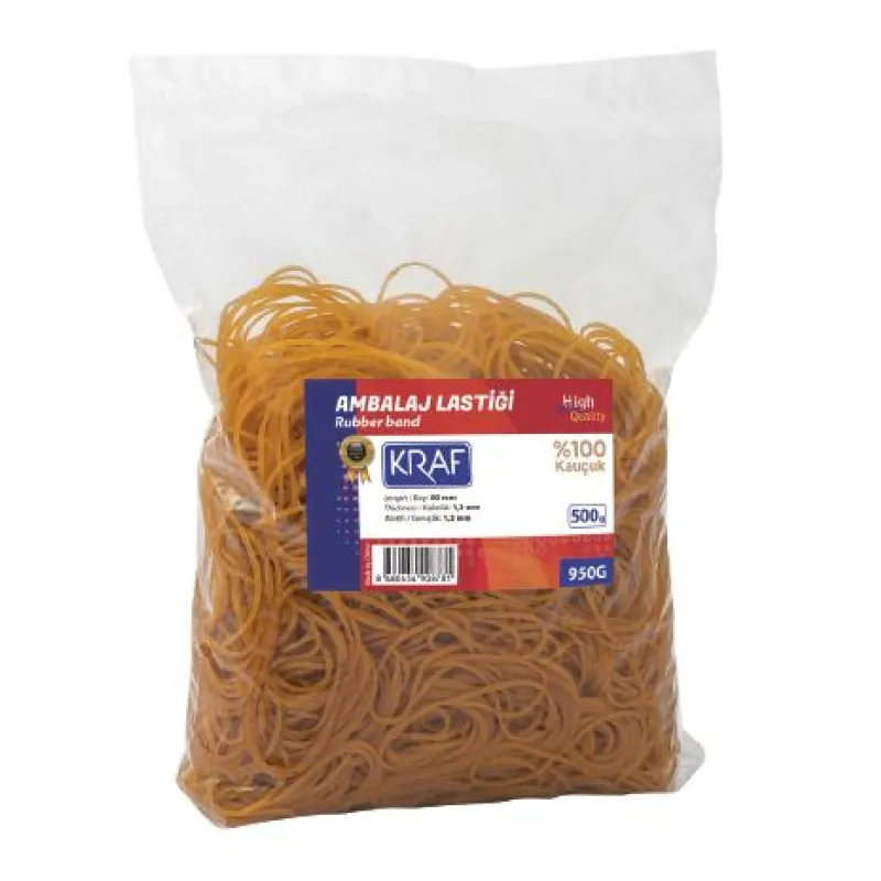 KRAF AMBALAJ LASTİĞİ 0 KAUÇUK 500GR 950G