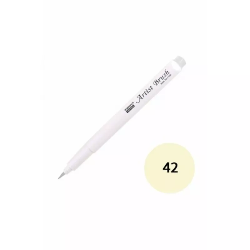 Marvy Artist Brush Fırça Uçlu Kalem 1100 No:42 Cream Yellow