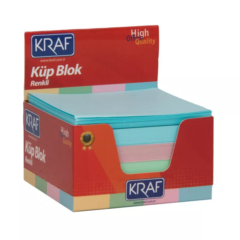 KRAF KÜP BLOK RENKLİ 8X8 CM 117G