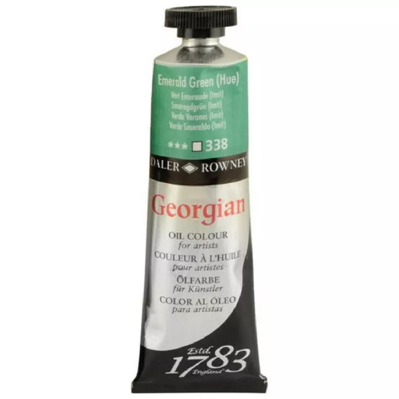 Daler Rowney Georgian Yağlı Boya 38 ml. Emerald Green No:338