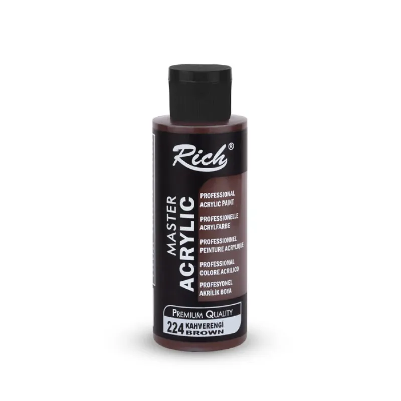 RİCH MASTER AKRİLİK 120 CC KAHVERENGİ 224