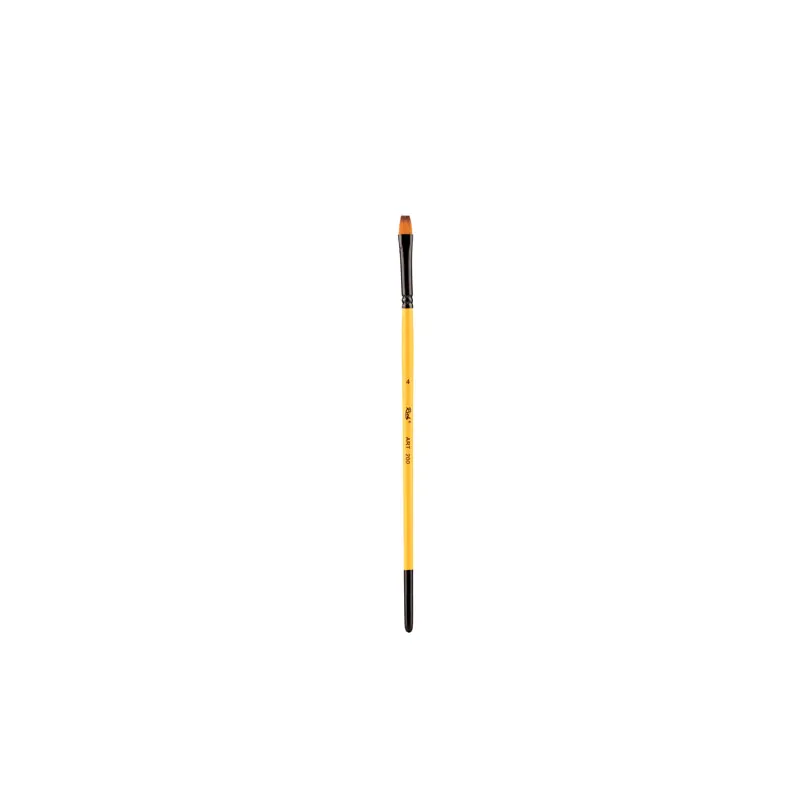 RİCH ART 200 SERİSİ SENTETİK KIL DÜZ KESİK FIRÇA NO: 4 17377