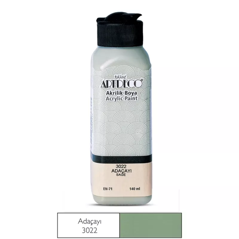 ARTDECO AKRİLİK 140 ML ADA ÇAYI 3022