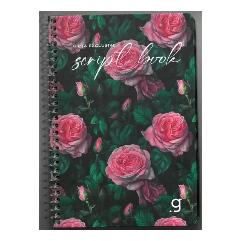 GIPTA DEFTER SCRIPT BOOK 17X24 SPİRALLİ SERT KAPAK 80 YP. KARELİ 8407