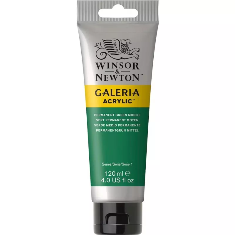 Winsor&Newton Galeria Akrilik Boya 120ml Permanent Green Middle