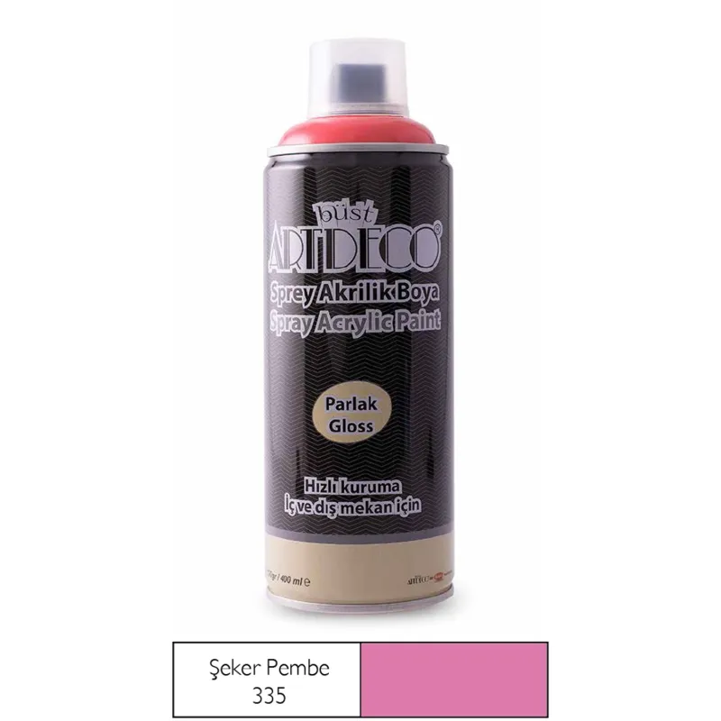 ARTDECO SPREY BOYA AKRİLİK 400 ML PEMBE Y-400-335