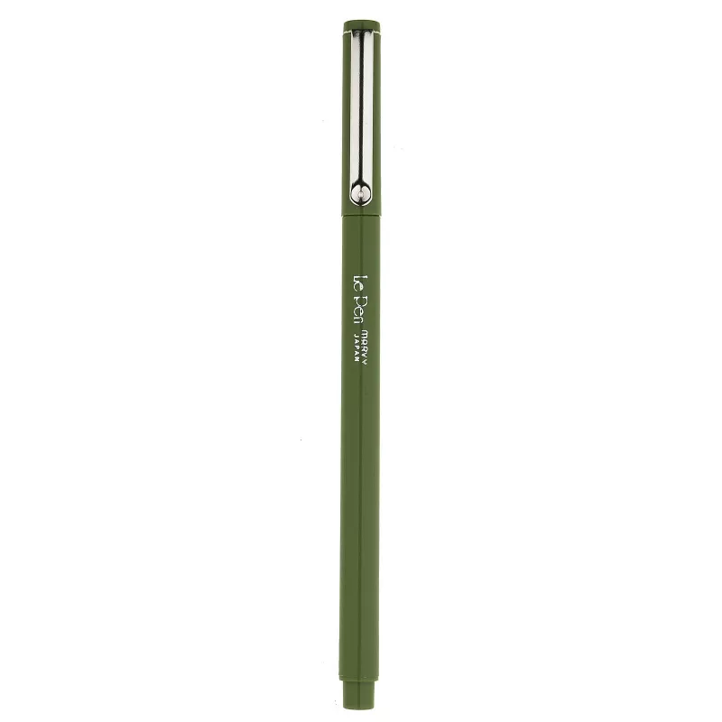 Marvy Le Pen 4300-15 0.3 mm Extra Fine Uç Keçeli Kalem Metal Klipsli Olive Green