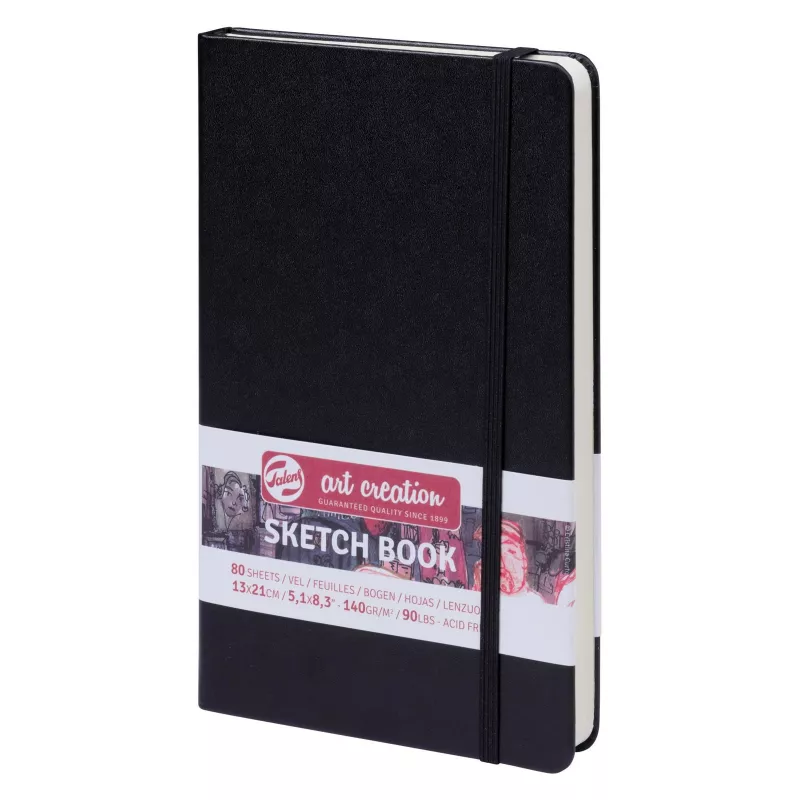 Royal & Talens Sketch Book Black 13x21 140 GR