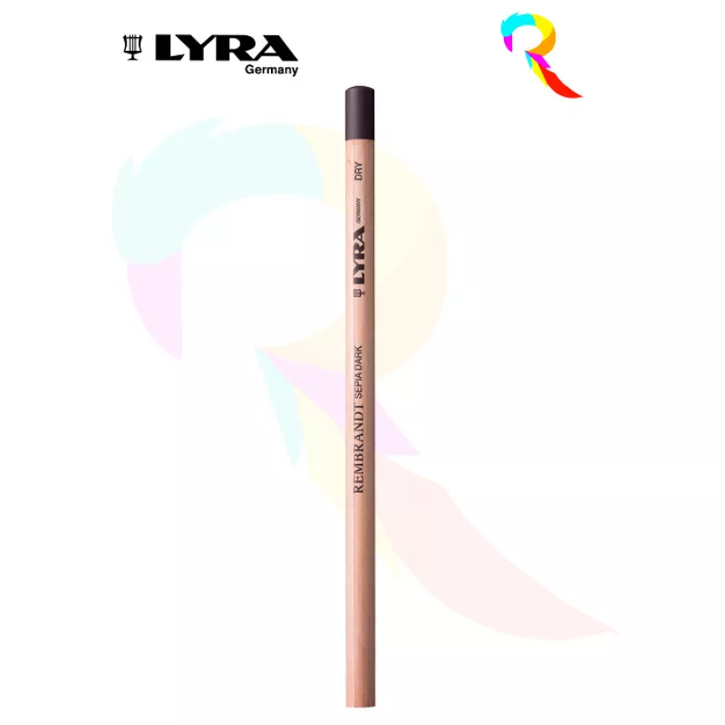Lyra Rembrandt Sepia Dark Dry Hi-Quality Eskiz ve Çizim için Dry Füzen Kalem 