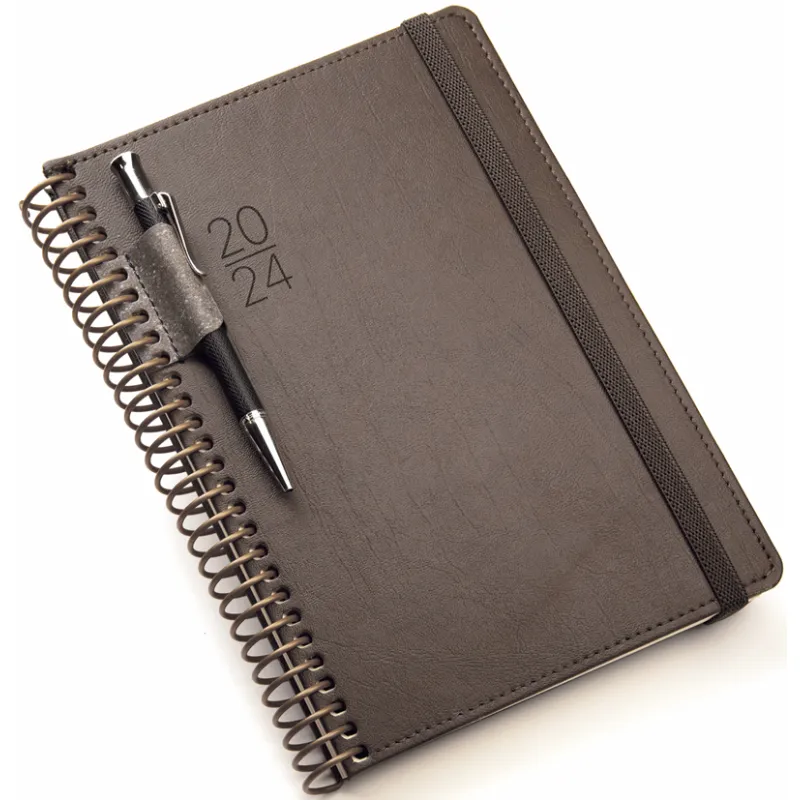 GIPTA 2024 AJANDA ELITE 17X24 GÜNLÜK SERT KAPAK SPİRALLİ 409-EXK