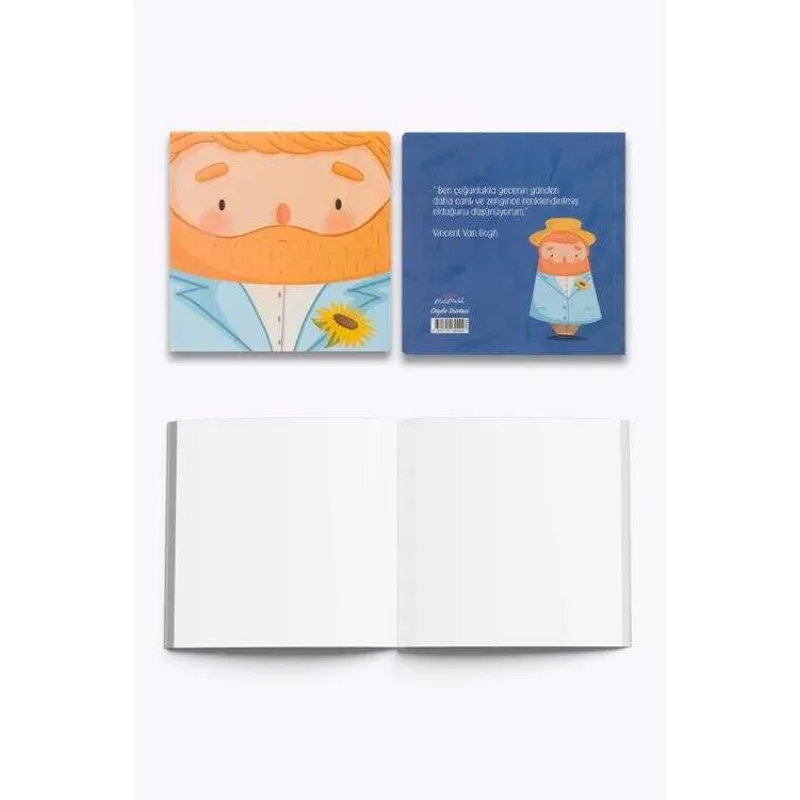  MELİMELEK VAN GOGH 15X15 CİZGİSİZ 160YP SOFT KAPAK CİLTLİ KÖŞELERİ YUVARLAK