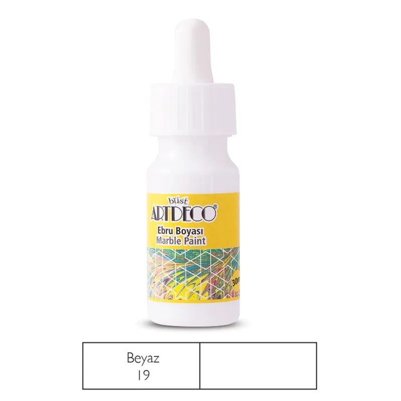 ARTDECO EBRU BOYASI 30 ML BEYAZ Y-016B-19