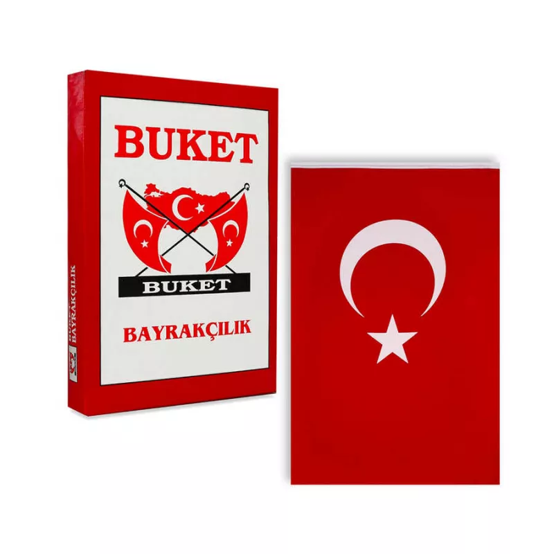 BUKET 100X150 TÜRK BAYRAK ALPAKA BEZ