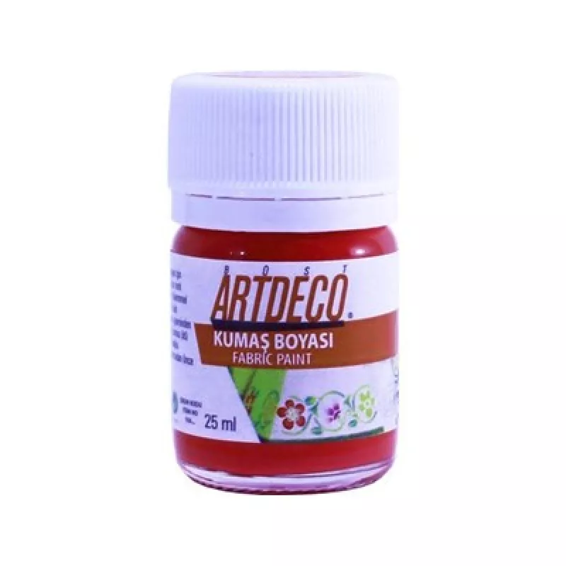 ARTDECO KIRMIZI KUMAŞ BOYASI 25 ML 105