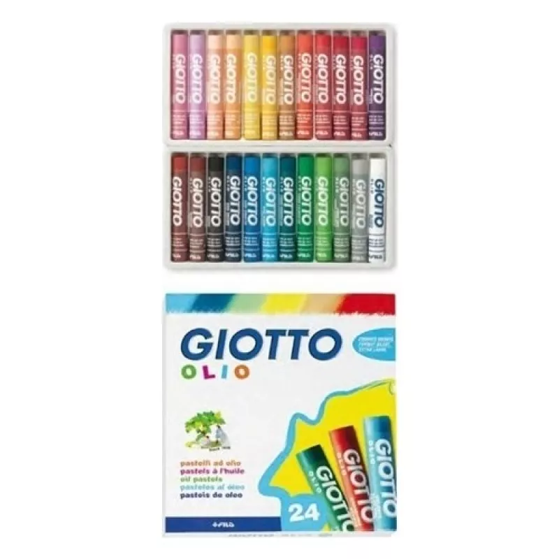 Giotto Olio - Yağlı Pastel (Silindir) 24 Renk
