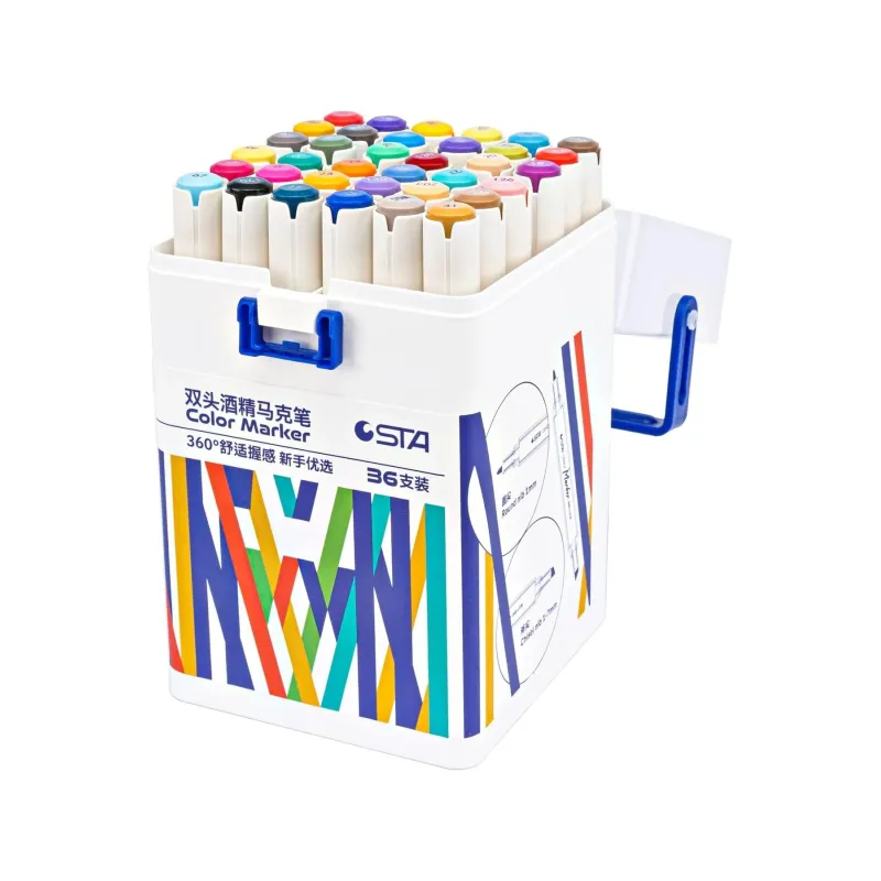 STA MARKER ALKOL BAZLI ÇİFT UÇLU SET 36 LI STA-910336