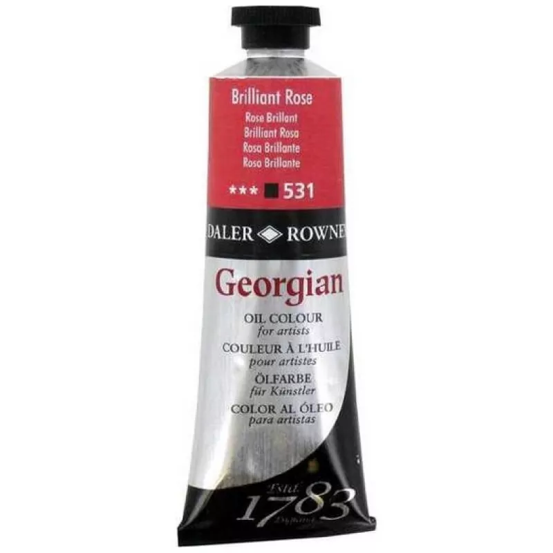 Daler Rowney Georgian Yağlı Boya 38 ml. Brilliant Rose No:531