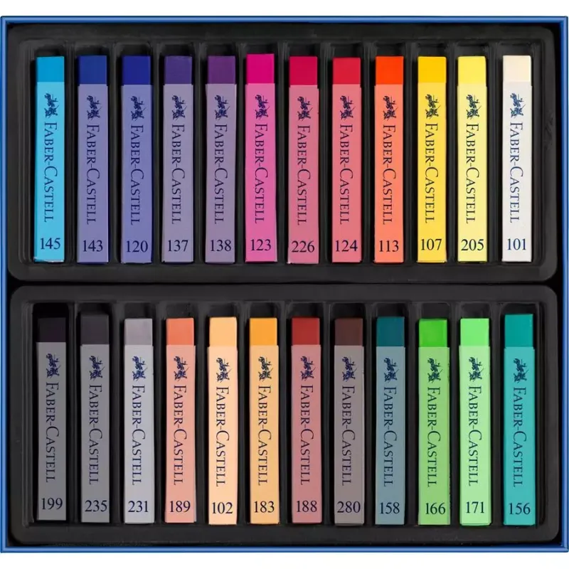 Faber-Castell Creativity Toz Pastel 24 Renk Tam Boy