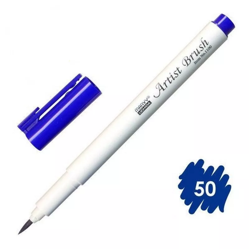 Marvy Artist Brush Fırça Uçlu Kalem 1100 No:50 Ultramarine
