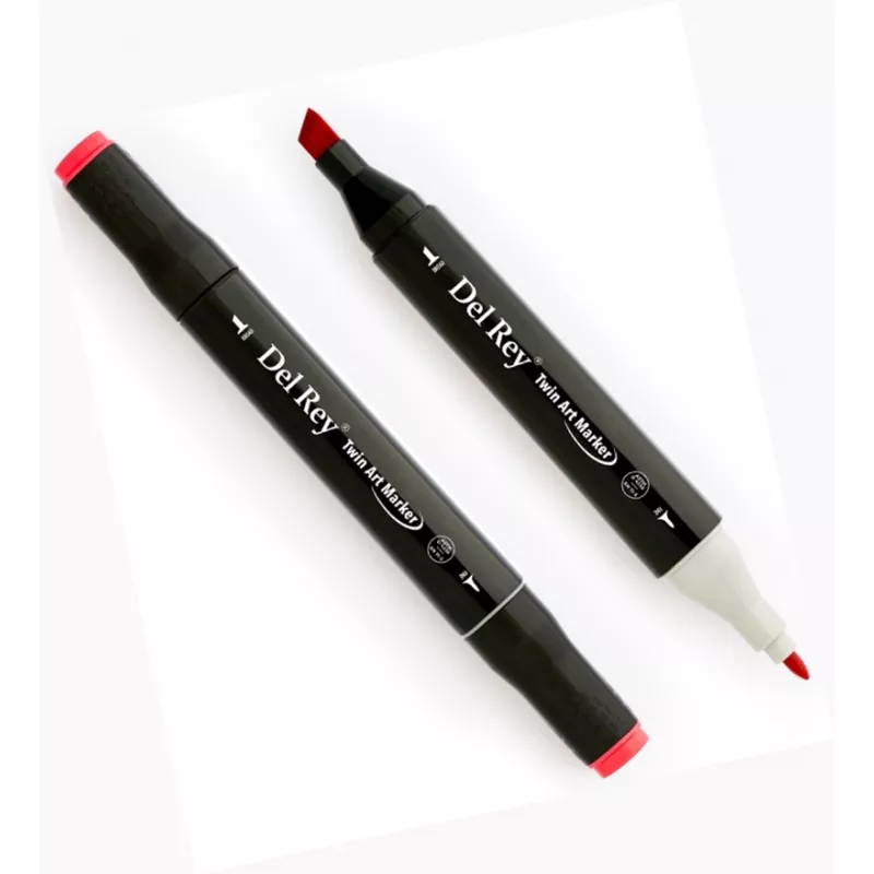 DEL REY TWIN MARKER VİVİD RED 01 04 R4 MN-DR004