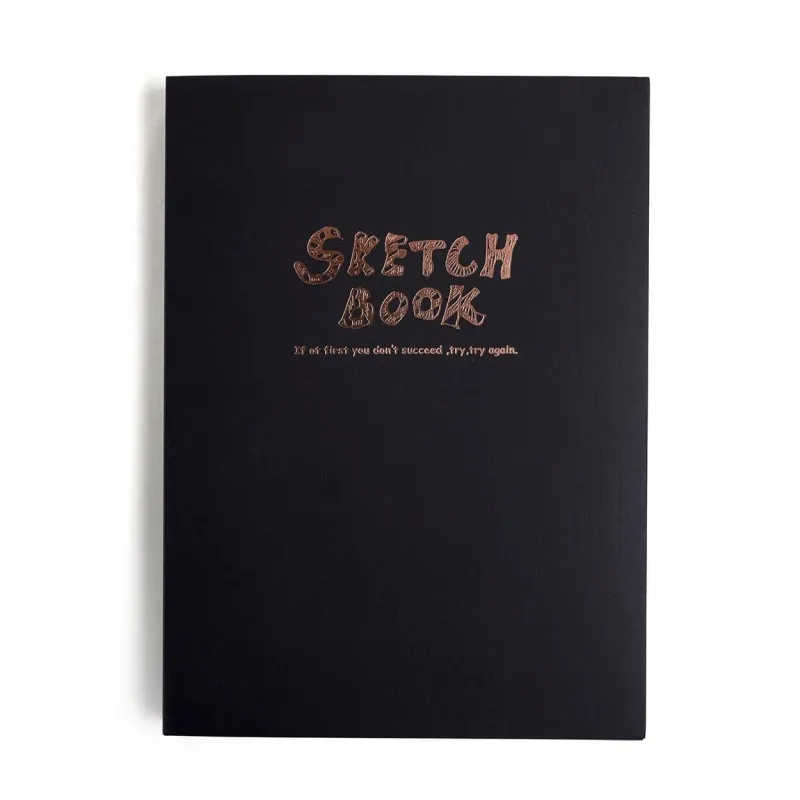 Lutart A4 Sketch Book 120Yp. Dikişli Siyah Karton Kapak 100gr CZP-PT-021403
