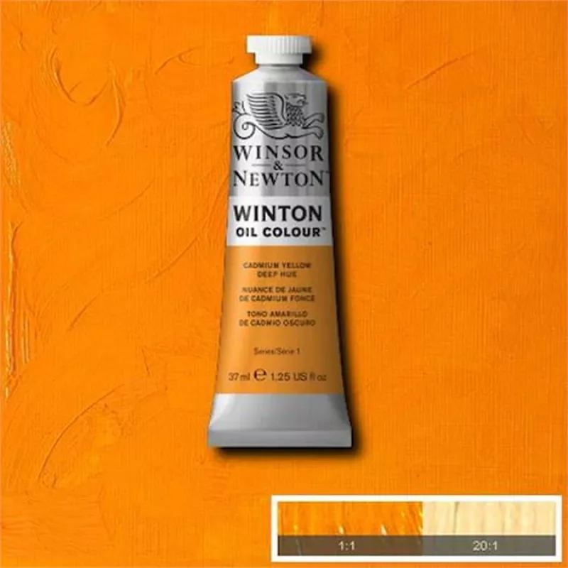  Winton Yağlı Boya 37ml Cadmium Yellow Deep Hue 115