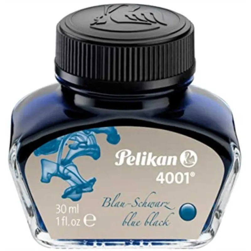 PELİKAN YAZI MÜREKKEBİ 4001 30 ML MAVİ-SİYAH 301028