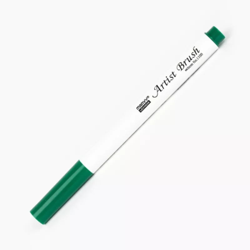 Marvy Brush Pen Fırça uçlu Kalem 1100 No:4 Green