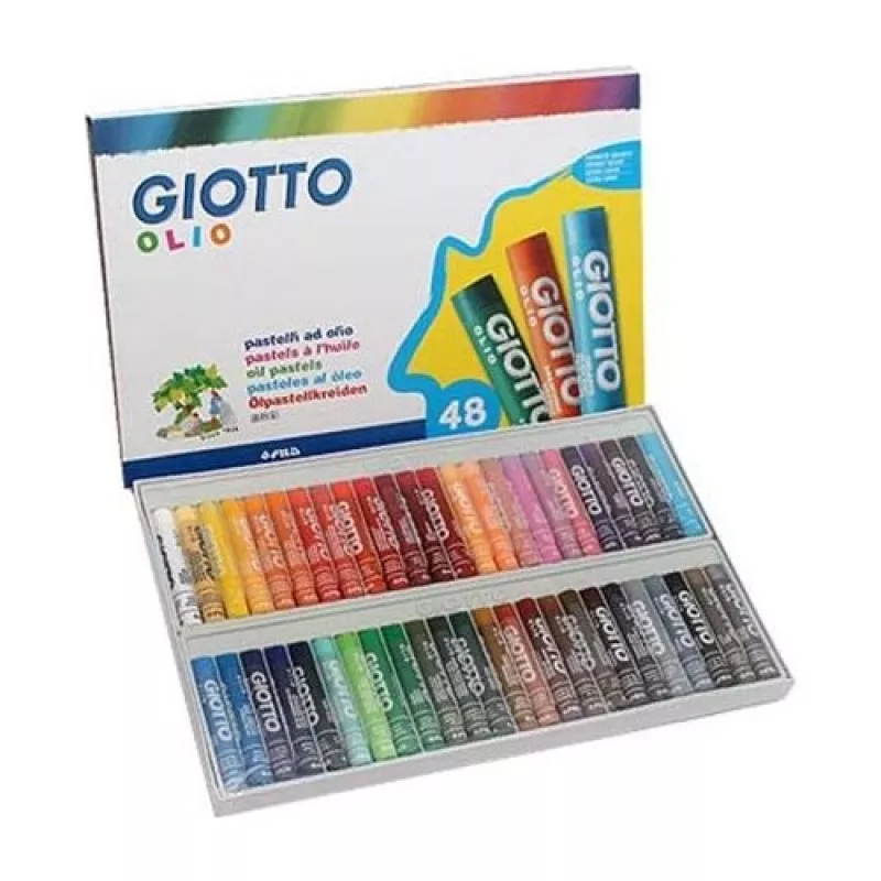Giotto Olio - Yağlı Pastel (Silindir) 48 Renk