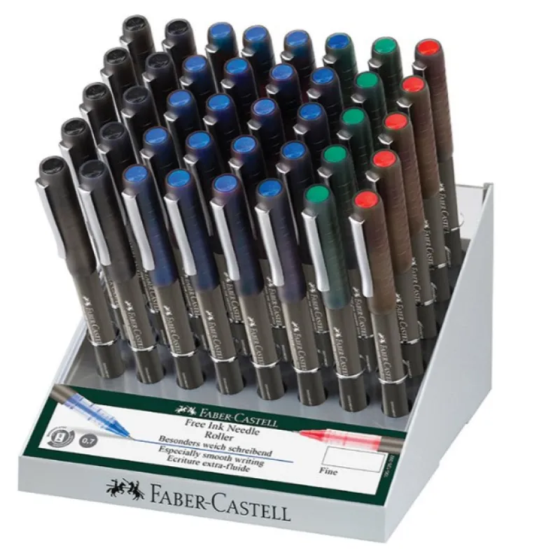 FABER CASTELL ROLLER İĞNE UÇLU 0,7 348230 MAVİ