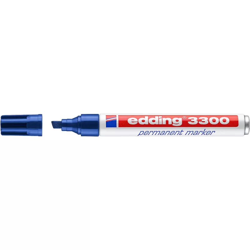 EDDİNG ÇOK AMAÇLI PERMANENT MARKÖR KESİK UÇ 1-5 MM MAVI (E-3300)