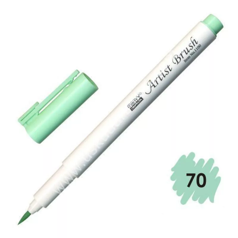 MARVY Artist Brush Fırça Uçlu Kalem 1100 No:70 Pappermint