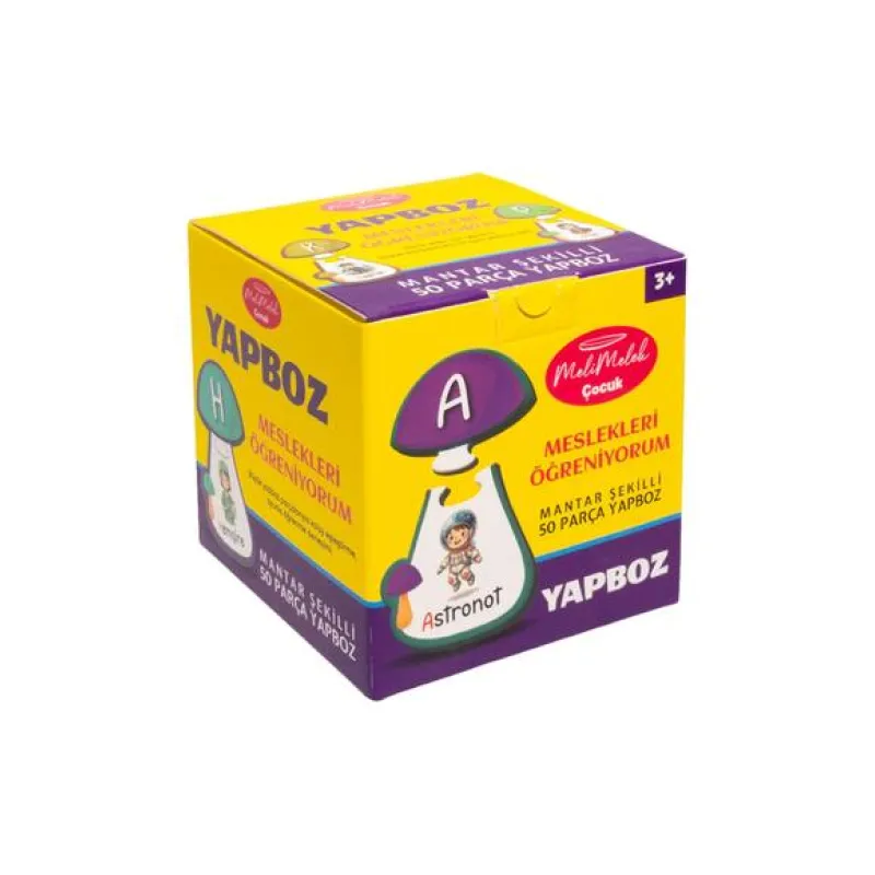 MELİMELEK Çocuk Yapboz Puzzle - Meslekleri Öğreniyorum (25 ayrı meslek ) (Ceyda Düvenci)