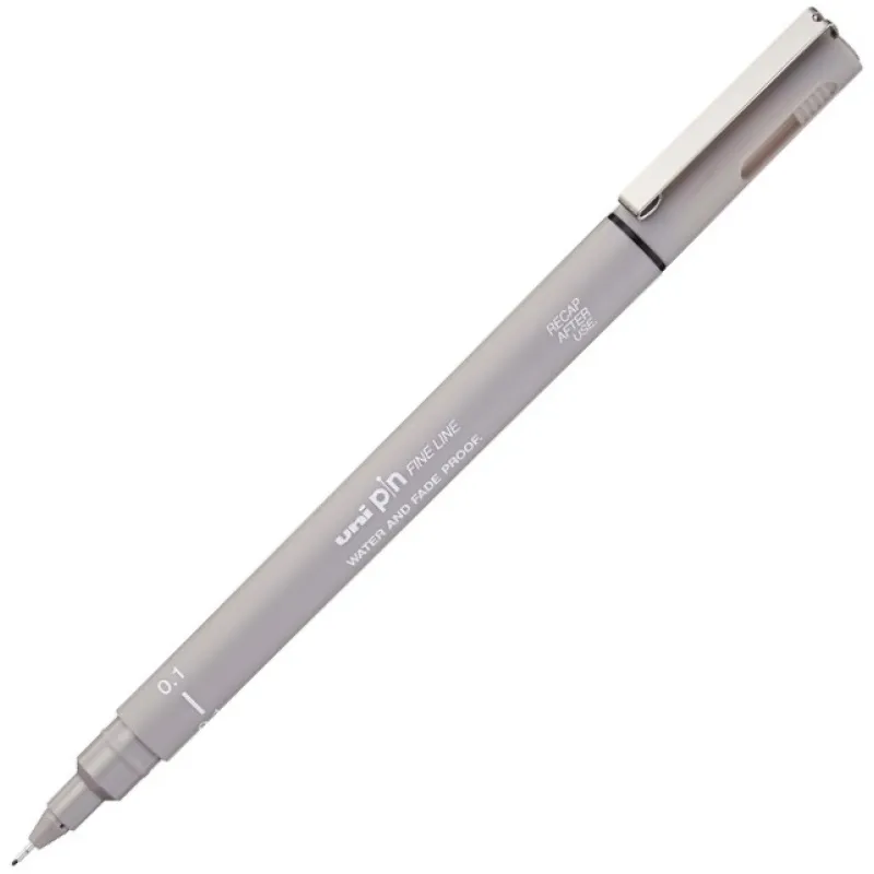 UNİ PIN DRAWING PEN PIN01-200 0.1mm AÇIK GRİ