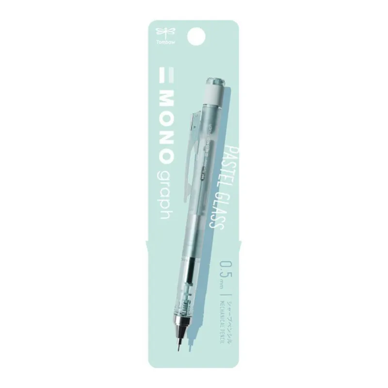 TOMBOW LV-T-DPA-149A MONO GRAPH PASTEL GLASS MEKANİK KURŞUN KALEM 0,5MM BLİSTERLİ CAM MAVİ