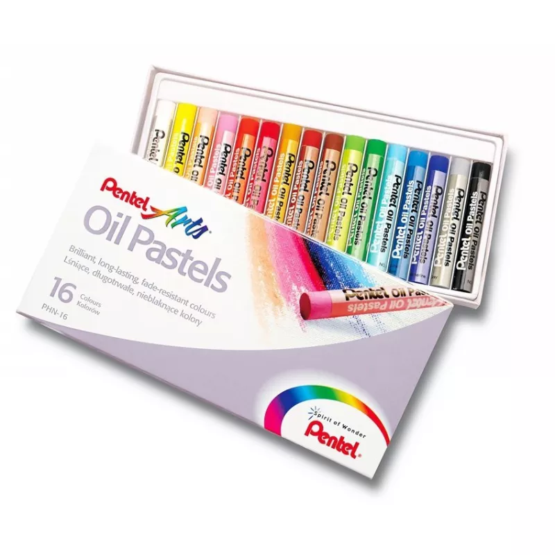 PENTEL PROFESYONEL ARTİST'S YAĞLI PASTEL BOYA 16 RENK PHN16