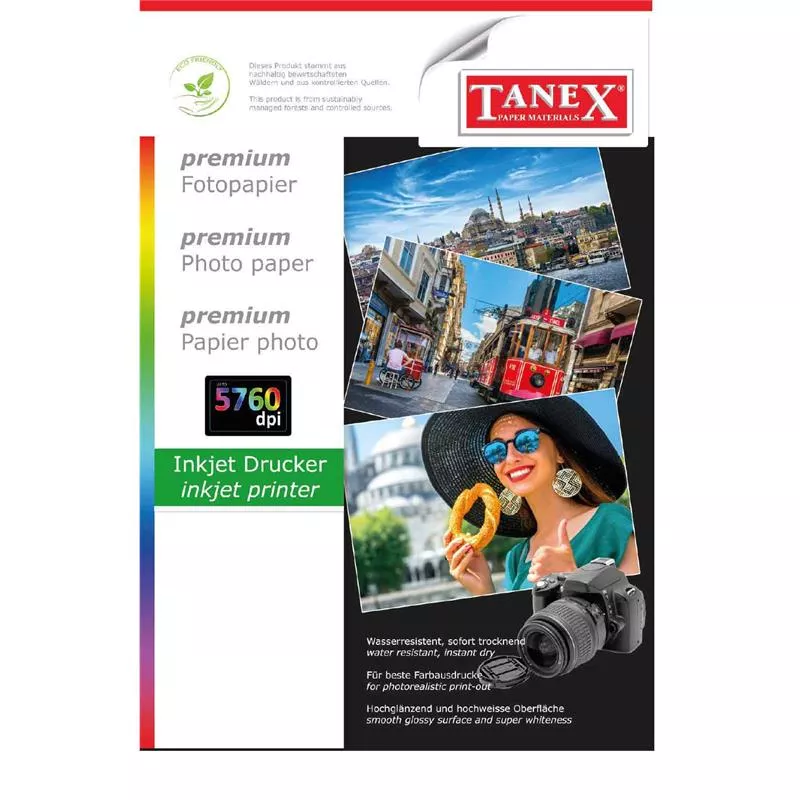 TANEX FOTOĞRAF KAĞIDI A4 180g 25 Lİ HC180G-25