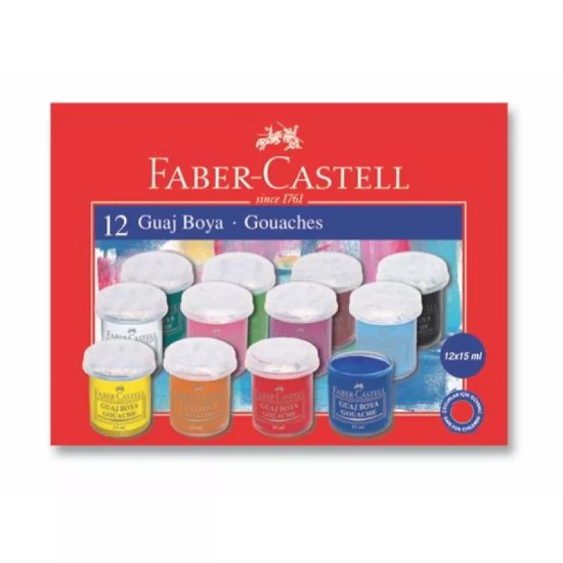 FABER CASTELL GUAJ BOYA SETİ 12 Lİ 5170160401