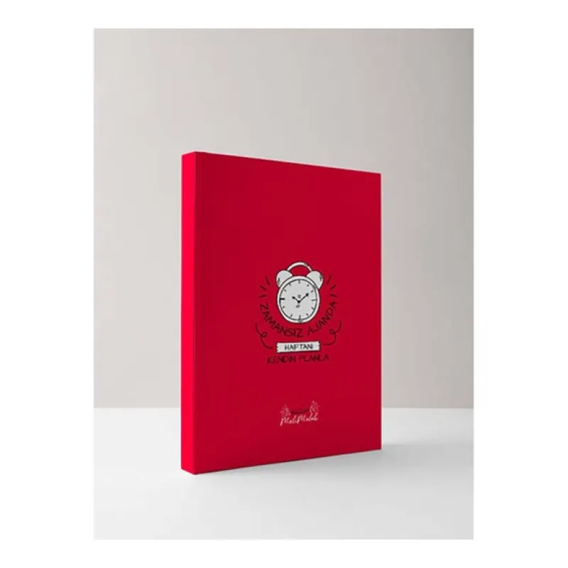 YMN MELİMELEK Zamansız Ajanda Kırmızı 16.5 X 20.8 cm 160sf. CEYDA DÜVENCİ