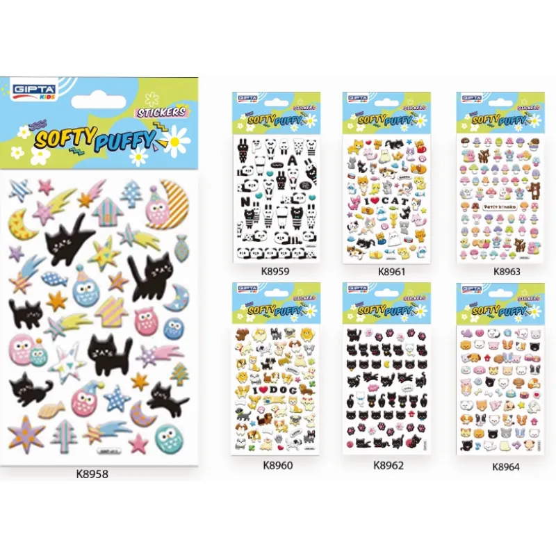 GIPTA K896200-5001 STICKER -SOFT PUFY KABARTMALI 10.9X20.5 CM